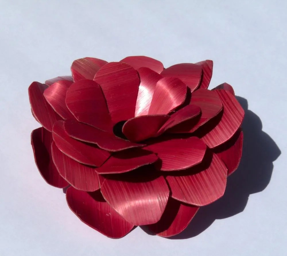 Fleur de paille rose