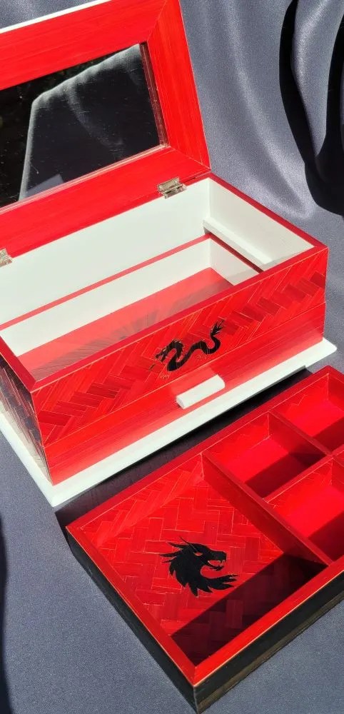 Boite à bijoux signe astrologique du DRAGON 龙