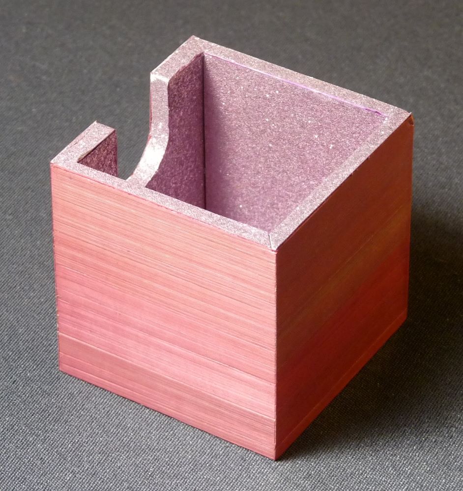 Avent Calendar with straw marquetry One day One pattern One color The 2december Pattern : fan (éventail) Color : bpink (rose)