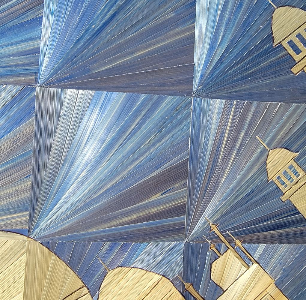 Detail fleur de diamant Taj Mahal