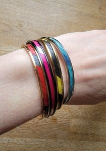 bracelets en marqueterie
