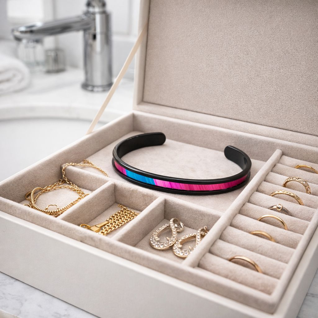 Bracelet dans une boite a bijoux