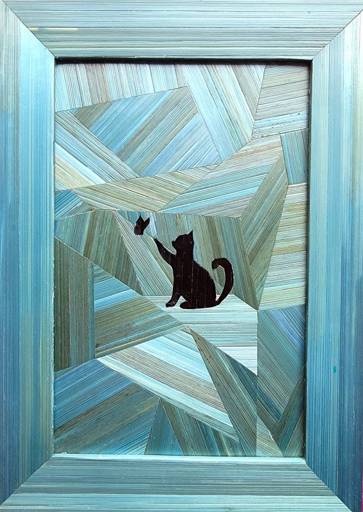 marqueterie de paille