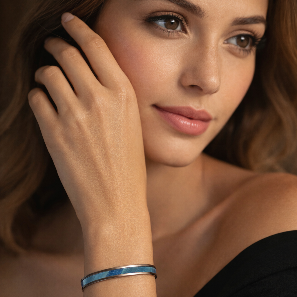 Bracelet en marqueterie