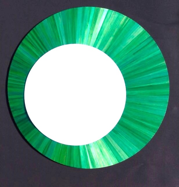 Atelier miroir marqueterie de paille