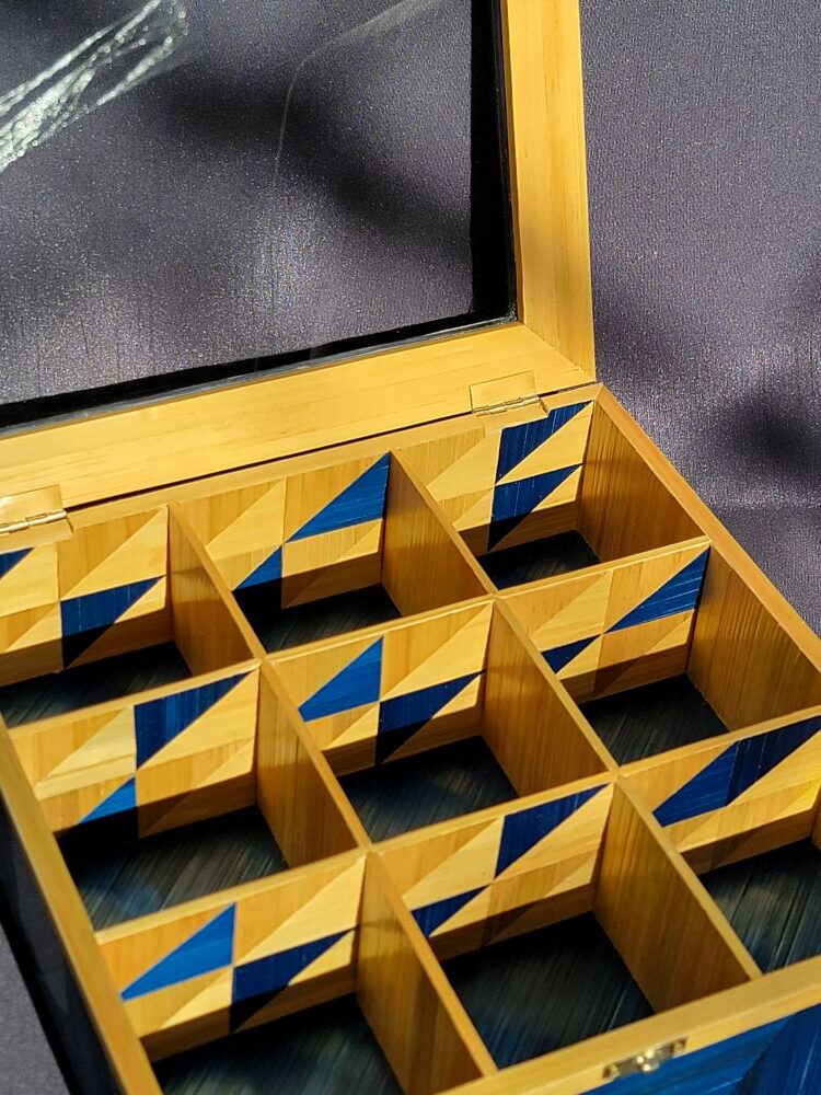 Interieur de la boite a montres de luxe