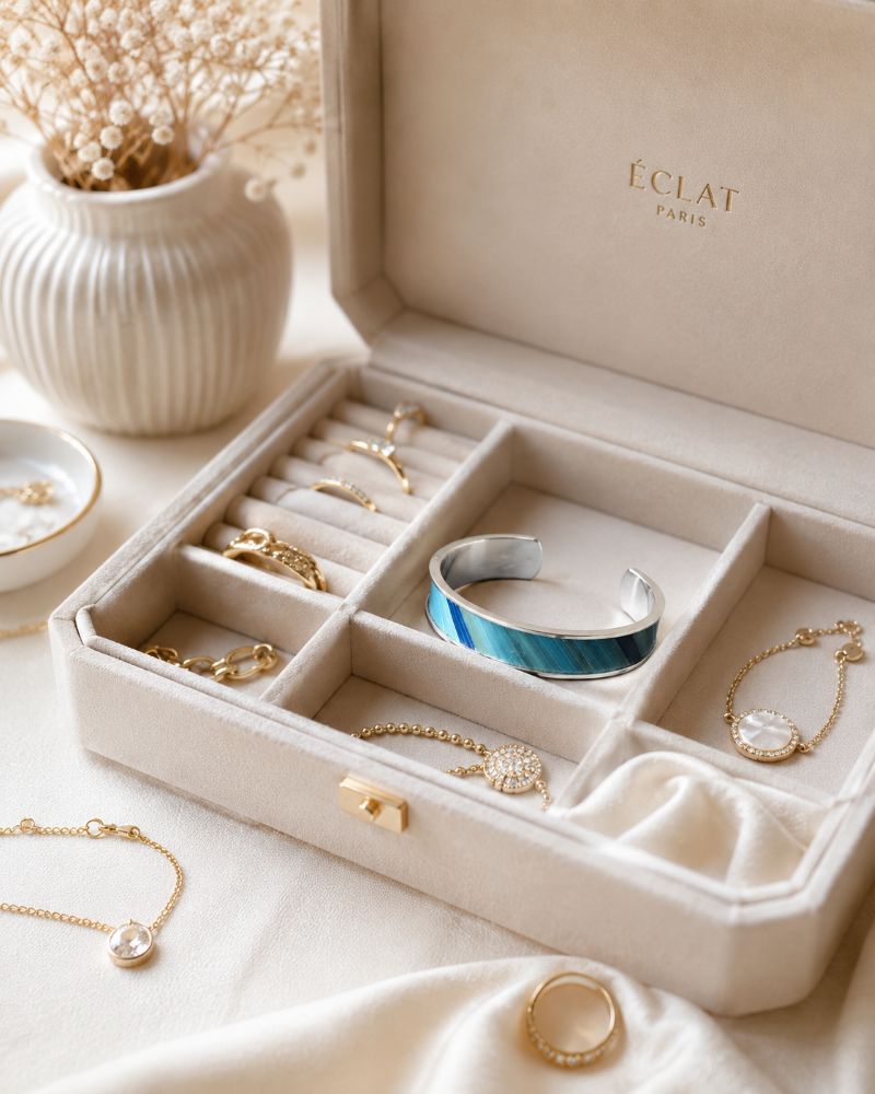 bracelet dans sa boite à bijoux