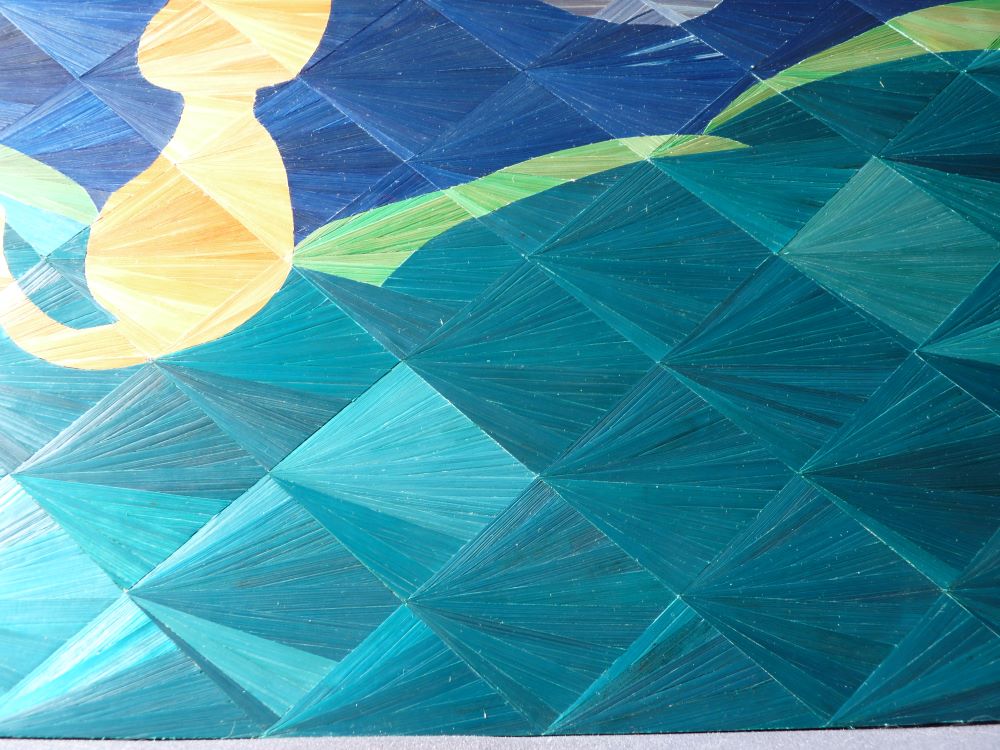 artworks - marqueterie de paille
