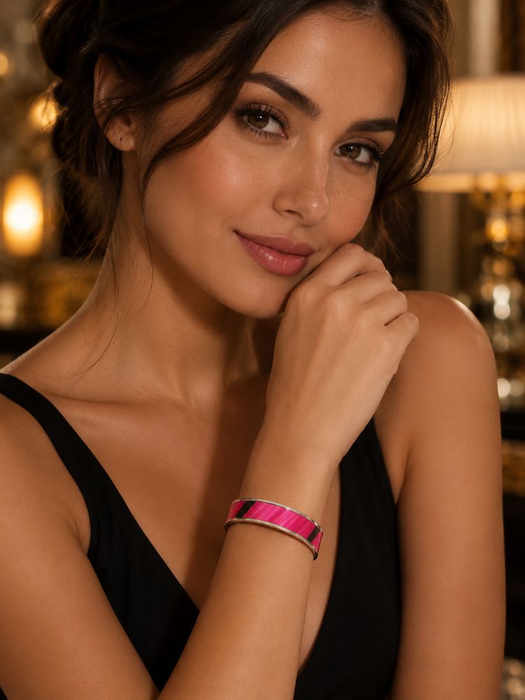 Bracelet en marqueterie de paille - a vendre