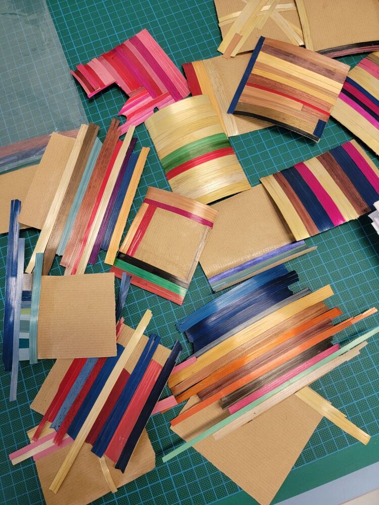 Presentation marqueterie a école