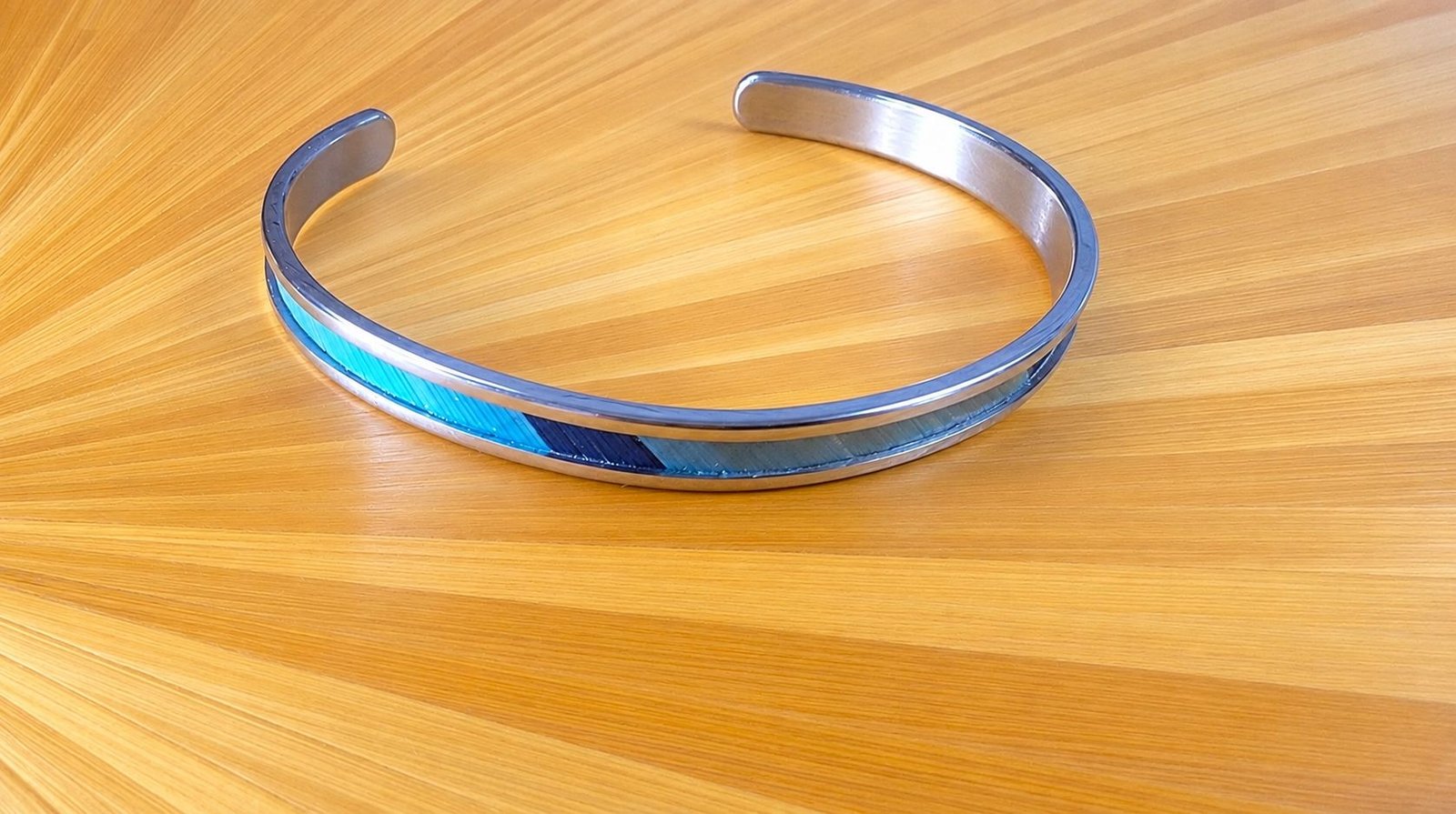 Bracelet bleu - artisanat art