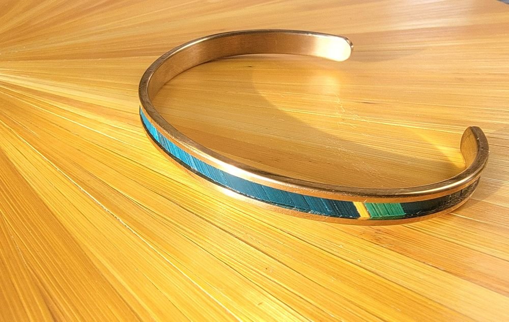Bracelet vert d'eau
