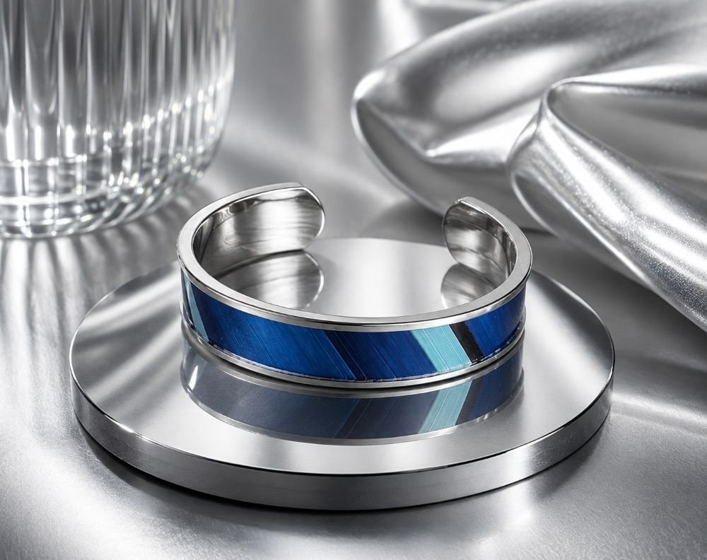 Magnifique bracelet argenté
