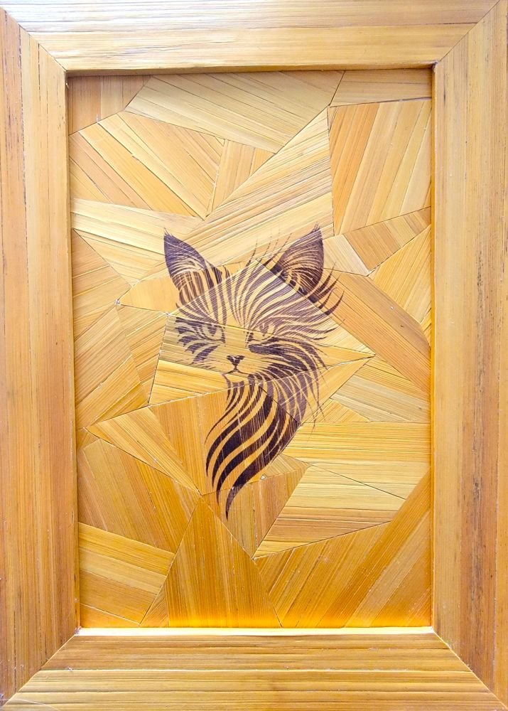 chat moderne sur tableau