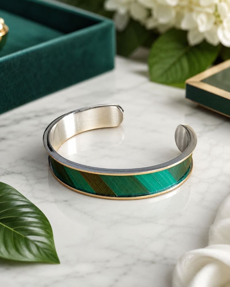 Bracelet naturel vert